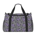 thumbnail image 1 of Disketp Purple Butterflies Bolsa de Viaje Tipo Duffle, Bolso de Mano para Fin de Semana para Mujer, Bolsa de Gimnasio Ligera para Hombre, Esencial para Viajes, 1 of 7