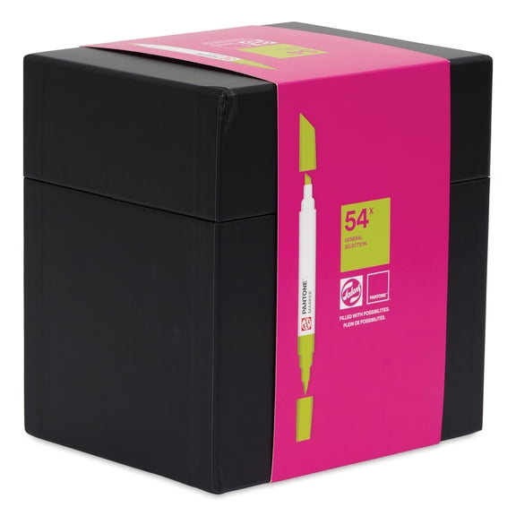 Pantone Dual Tip Markers - Set of 54, Assorted Colors