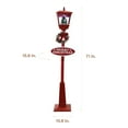 thumbnail image 3 of Fraser Hill Farm 5.9 ft Musical Snowy Christmas Lantern in Red, FSSL071A-RD2, 3 of 12
