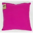thumbnail image 2 of Fennco Styles Large Felt 3D Rose Decorative Throw Pillow Cover & Insert 17 x 17 Inch - Magenta, 2 of 5