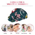 thumbnail image 2 of YFYANG Women's Double Waterproof Shower Cap, Champignon Plant Pictures Cap Réutilisable pour Tous Types et Tailles de Cheveux, 2 of 6