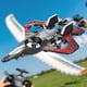 thumbnail image 3 of Avión de control remoto ligero, avión de combate RC para niños y adultos. Rojo, 3 of 9
