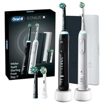 Oral-B Genius X Rechargeable Electric Toothbrush, 2 Pack