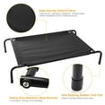 thumbnail image 3 of Elevated Pet Bed Dogs Cot Dogs Cats Cool Bed S/M/L Heavy Duty Breathable Washable Indoor Outdoor Use Black, 3 of 5