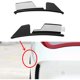 thumbnail image 3 of Para C117 Cla45 Cla180 Cla200 Cla250 2013-2019 Adhesivo para alerón de parachoques Divisor de alerón de rueda Ceja de barro, 3 of 5