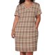 thumbnail image 2 of Vestido holgado de cuadros oscuros con bolsillos, vestido holgado de verano, conjuntos elegantes para mujer, vestidos de mujer, 2 of 6
