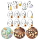 thumbnail image 3 of Galletas Dibujos Animados Moldes para Hornear Lindos Pascua Acero Inoxidable Suministros Fiesta Felices, 3 of 9