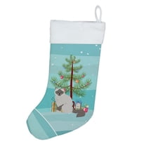 18 x 13.5 in. Unisex Birman Cat Merry Christmas Christmas Stocking