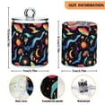 thumbnail image 5 of Yayeee 4 Pack Qtip Holder Bathroom Cotton Swab Canister with Lid Clear Dispenser Set, Zodiac Stars, 5 of 6