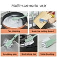 thumbnail image 4 of Matoen Kitchen Brush Multifunctional Kitchen Cleaning Brush Non Greasy Pot Cleaning Brush with Long Handled, 4 of 8