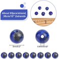 thumbnail image 4 of 154Pcs Natural Lazuli Loose Beads 5mm Natural Stone Beads Round Gemstone Bead Charms for Necklace Bracelet Jewelry Making, 4 of 9