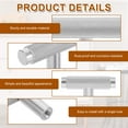 thumbnail image 4 of 15Pack T Bar Cabinet Knobs,  2" Dia x 1.34" Height Drawer Knob Handle Pulls for Kitchen Cabinets Bedroom Dresser Wardrobe, Silver, 4 of 6