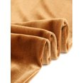 thumbnail image 5 of INSPIRE CHIC Pantalon Jogger en Velours à Taille Haute à Cœurs Contrastants pour Femme Brun TG, 5 of 5
