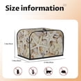 thumbnail image 5 of Sikiie Starfishes On Seashells Toaster Covers 2 Slice Dustproof Toaster Cover Bread Machine Cover, Dustproof Cover - 11.4" x 7.5" x 7.9", 5 of 7