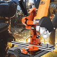 thumbnail image 2 of Soporte Esmeril Angular 4 1/2 A 5 Pulgada Prensa Esmerilador Naranja, 2 of 4