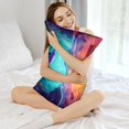 thumbnail image 3 of KLL Hawaiian Island Dolphin Pattern Silk Pillowcase for Hair and Skin Standard Size 20"X 30" Soft Breathable Pillow Covers for Sleeping, 3 of 6