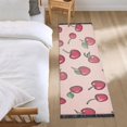 thumbnail image 3 of Yayeee Runner Rug for Bedroom 2'x6' Machine Washable Hallway Non Slip Mat, Cherries Pattern, 3 of 8