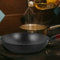 thumbnail image 2 of Nitriding Process Wok Nonstick Black Iron for Health-conscious Users 1Pcs 11.8in, 2 of 5