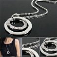 thumbnail image 1 of Hot Sale Women Crystal Rhinestone Silver Plated Long Chain Pendant Necklace, 1 of 5