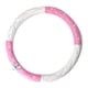 thumbnail image 3 of Funda Para Volante De Cuero Suave Y Brillante, Protector Universal Antideslizante De Cuero PU Con Diamantes De Imitación Para Mujeres Y Niñas(rosa + blanco), 3 of 5
