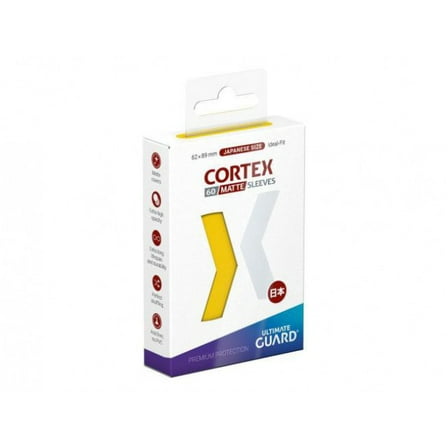Cortex  Ideal Fit Matte Yellow Card Sleeves