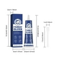 thumbnail image 3 of Fabric Glue for Clothing Permanent Washable, 50ML Liquid Stitch, Fabric Adhesive, Anti-Fray Check, Super No-Sew Clear Fusion Glue for All Patches, 24 Hour Dry and Waterproof, 3 of 9