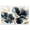 Blue Floral Blooms_v1, variant on Stupell Industries Contemporary Abstract Flowers on White Black Framed Giclee Art, 20 x 16, by LSR Design Studio