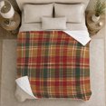 thumbnail image 5 of Traditional Autumn, Cozy Artistic Scene, Warm Flannel Blanket for Living Room and Bedroom with Detailed Artwork, Art Lovers Thanksgiving Gift, Artistic Home Decor, 5 of 9