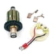 thumbnail image 4 of 2025 619496-0 Carbon Brush Holder Motor with Copper Carbon Brush for Armature CB440 DHP458 BHP458 DDF458, 4 of 5