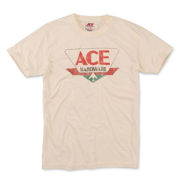Camiseta Ace Vintage Threads de manga corta con cuello redondo en L para hombre