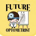 thumbnail image 4 of Inktastic Future Optometrist Eye Doctor Boys Baby Bib, 4 of 4