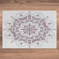thumbnail image 3 of Ambesonne Mandala Jigsaw Puzzle, Pastel Lotus Blossom Motif, Heirloom-Quality Fun Activity for Family Durable Cardboard, 1000 pcs, Pale Pink and White, 3 of 5