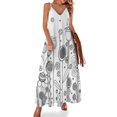 thumbnail image 1 of Vestido sin mangas de flores silvestres vestidos para mujer vestido de noche mujer, 1 of 7