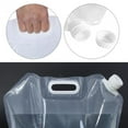 thumbnail image 3 of Contenedor cisterna de agua plegable de 10l, portador de agua sin BPA, bolsa de agua plegable portátil para exteriores, para deporte, senderismo, Camping, 3 of 7