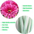 thumbnail image 2 of Artificial Flower 12Pcs 22'' Long Stem Silk Daisy Faux Mums Flower Chrysanth Gerbera for Wedding Bridal Bouquet Bridesmaid Home Decor office Baby Shower Prom Centerpiece(Dark Pink), 2 of 4