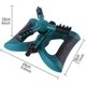 thumbnail image 3 of Aspersor de jardín de 3 brazos, sistema de riego giratorio automático de 360°, aspersor de riego para césped de jardín, pistolas aspersoras de cobertura de área grande, conexiones de manguera esquí esquí Gafas de esquí, 3 of 5