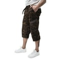 thumbnail image 3 of X RAY JEANS Mens Belted 18" Inseam Below Knee Long Cargo Shorts, Brown Camo, 54, 3 of 5