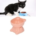 thumbnail image 1 of Cuenco De Comida Para Gatos, Cuenco Elevado Para Mascotas, Cuencos Elevados Inclinados De Plástico Para Perros Pequeños, Gatos Con Cara Gorda, Gatitos, Protege La Columna, 1 of 8