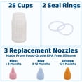 thumbnail image 2 of HealthSmart Nasal Aspriator Replacement Tips & Cups, 2 of 4