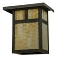 thumbnail image 3 of Meyda 73550 12 in. Hyde Park T Mission Wall Sconce - Craftsman Brown, 3 of 3