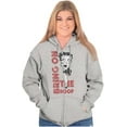 thumbnail image 4 of Retro Betty Boop Cartoon Bring It On Zip Hoodie Sweatshirt Women Brisco Brands S, 4 of 6