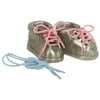 Stephan Baby Pewter First Tooth and First Curl Keepsake Shoes Multi-Colored