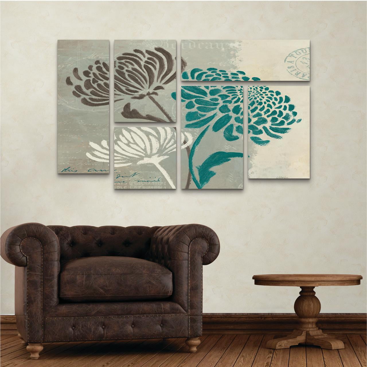 Trademark Fine Art 'Chrysanthemums II' Canvas Art by Wellington Studio
