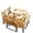 Autumn Highland Cow, variant on Pzuqiu Fall Pumpkin Bow Tablecloth and Chair Cover Set 5 Piece, Spill Proof Dustproof Table Cover Set for Thanksgiving Holiday Dining Kitchen Party Decor, Washable