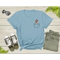 thumbnail image 5 of Cool Chicken Hen Rooster in Pocket with Meme Sunglasses T-Shirt Pocket Chicken Shirt for Men Women Kids Boys Girls Teens Graphic Tshirt, 5 of 7