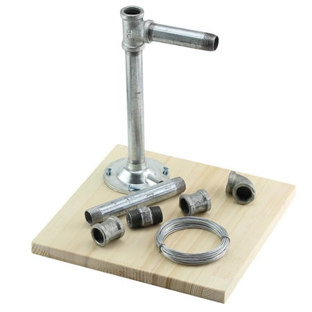 

1 Set Sculpture Bracket Pipe Bracket Clay Pottery Device Handmade Device with Wooden Board Base for Shop (Bracket + Boar