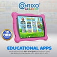 thumbnail image 5 of (5 pack) Contixo 7" Kids Tablet, 2025 Model, 50 FREE Disney eBooks, 32GB, Educational Android Tablet for Kids Ages 3-12, Parental Controls, Wi-Fi, Kid-Proof Case with Kickstand & Stylus – Pink, 5 of 10