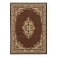 thumbnail image 3 of Unique Loom Reza Collection Area Rug - Washington (7' 1" x 10' Rectangle Brown/Black), 3 of 7