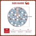 thumbnail image 4 of Halloween Christmas Tree Skirt - winter Scarf beer 30 Inches Christmas Tree Skirt for Halloween Holiday Indoor Home Christmas Tree Decorations with Three Ribbons, 4 of 7
