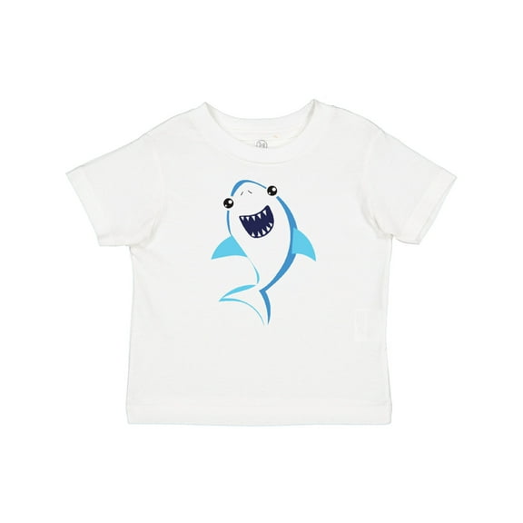 Inktastic Cute Shark, Little Shark, Blue Shark Boys or Girls Baby T-Shirt